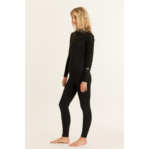 (Black, 8) Sisstr New Seas 3/2 U-Zip Full Suit Wetsuits