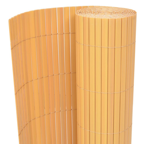 VidaXL vidaXL Gartenzaun Gelb 150 x 500 cm PVC