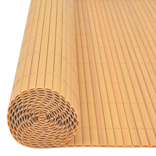 VidaXL vidaXL Gartenzaun Gelb 150 x 500 cm PVC 2