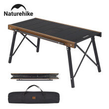 Naturehike Table de Camping IGT, Pliable, Portable, Réglable, Multifonctionnelle pour Barbecue et Cuisine Extérieure