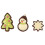 Dobla Comic Winter Assortment Chocolate Decoration 1
