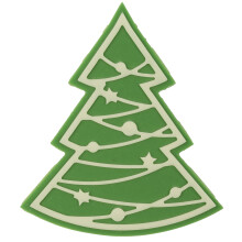 Dobla Christmas Tree Green Layered Chocolate Decoration