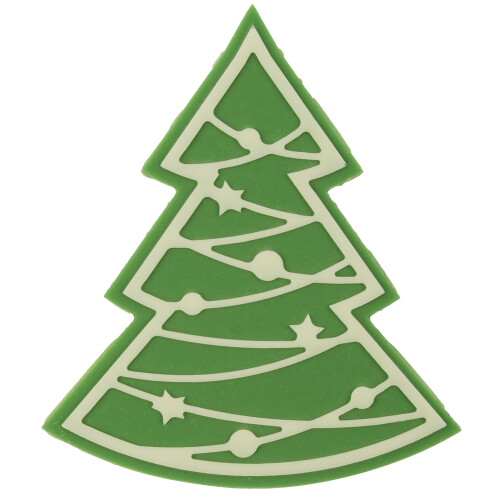 Dobla Christmas Tree Green Layered Chocolate Decoration