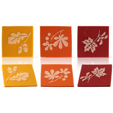 Dobla Layered Fall Leaves Assortment Chocolate Decoration