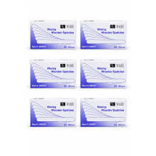 WALEE Waxing Spatulas 100PCS IN 1 (PACK OF 6)