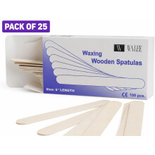 WALEE Waxing Spatulas 100PCS IN 1 (PACK OF 25)