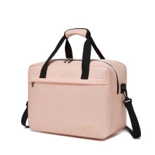 Kono Sac de voyage cabine, 40 x 30 x 20 cm, 24 L, Rose, avec sangle réglable et boucle trolley
