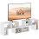 Three-Block Modular TV Stand - White Wood-Effect 1