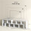 Three-Block Modular TV Stand - White Wood-Effect 5