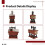 Wind  Vintage  Sewing Machine Style Mechanical Music Box 6