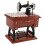 Wind  Vintage  Sewing Machine Style Mechanical Music Box 8