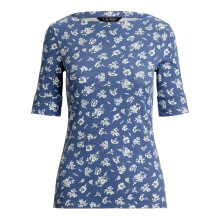 (8 UK, Floral) Ralph Lauren Womens/Ladies Judy Floral Pattern 3/4 Sleeve T-Shirt