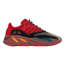 (8.5 UK, Red) Adidas Mens Yeezy Boost 700 Leather Trainers