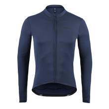 (XL, Middle Blue) dhb Mens Blok Thermal Long-Sleeved Cycling Jersey
