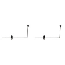 2X Portable Fly Tying Vise Tool Fly Vise Fishing Hook Rotary Fly Gears 360 Rotation Multiple Adjustments Black