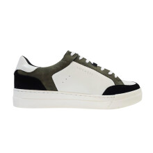 (10 UK, White/Black/Green) Loyalti Mens Braid Trainers