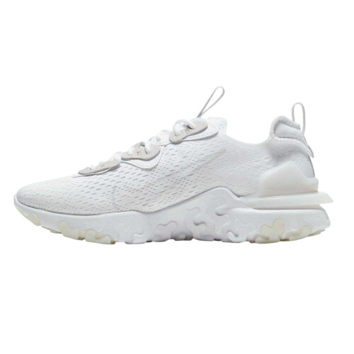 Nike (10.5 UK, White/Grey) Nike Mens Vision Layered Cushioned Trainers 2