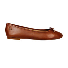 (6 UK, Saddle Brown) Ralph Lauren Womens/Ladies Jayna Bow Leather Pumps