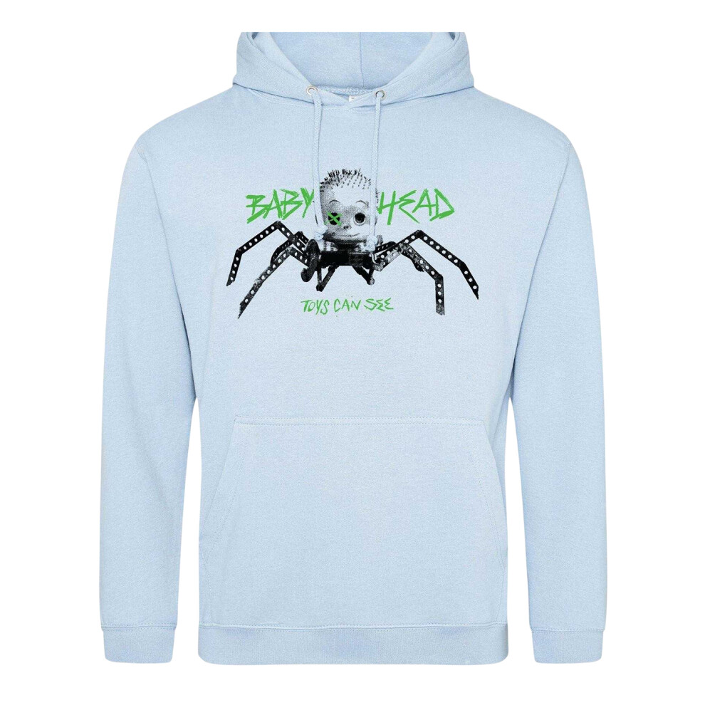 Toy Story (L, Light Blue) Mens Graphic Print Hoodie