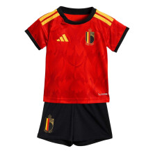 (6-9 Months, Red/Gold) Adidas Baby Belgium Lightweight Football Kit