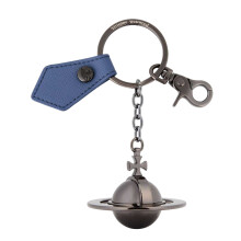 Vivienne Westwood Orb Leather Keyring