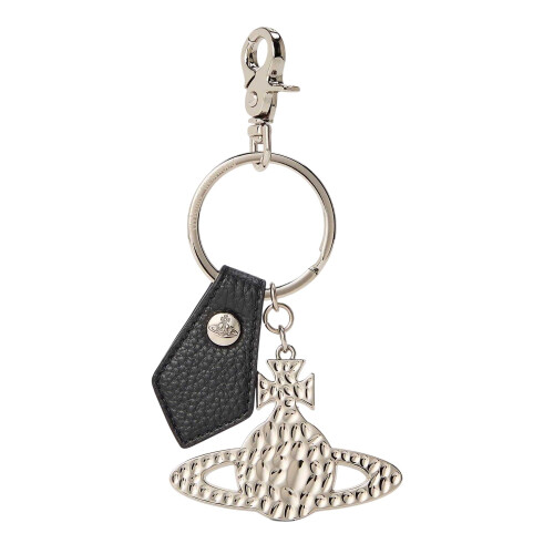 Vivienne Westwood (One Size, Silver) Vivienne Westwood Hammered Leather Keyring