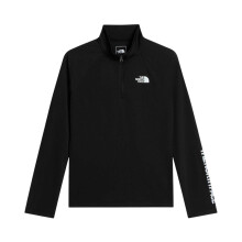 (14-16 Years, Graphic Black) The North Face Childrens/Kids Flex Quarter Zip Base Layer Top