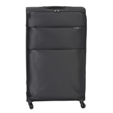 (67cm, Black) Linea Plain Softshell Suitcase