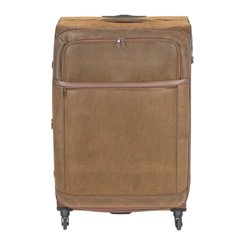 (55cm x 40cm, Brown) Linea Retro 4 Wheeled Suitcase