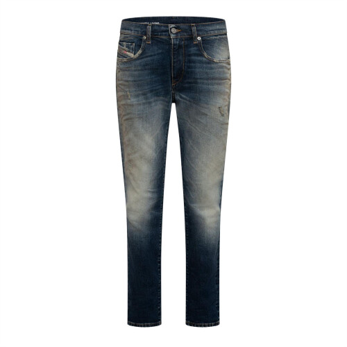 Diesel Diesel Mens 2019 D-Strukt Denim Distressed Slim Jeans