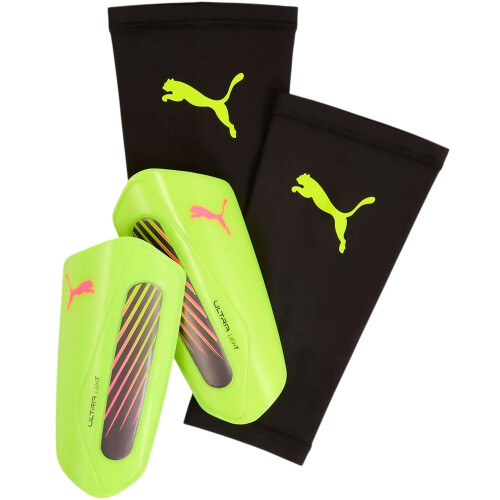 Puma (XL, Yellow/Black) Puma Ultra Light Shin Guards 2