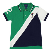 (10-12 Years, Green) Ralph Lauren Childrens/Kids Colour Block Rugby Shirt