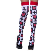 Fever Womens/Ladies Poker Opaque Hold Up Stockings