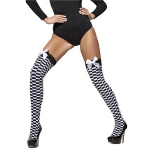 Fever Womens/Ladies Checkered Opaque Hold Up Stockings
