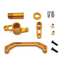 RC Car Upgrade Steering Assembly Kit for LC RACING 1/10 PTG-2 PTG-2R RC Car Upgrade Parts Gold