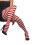 Fever Womens/Ladies Striped Opaque Tights 2
