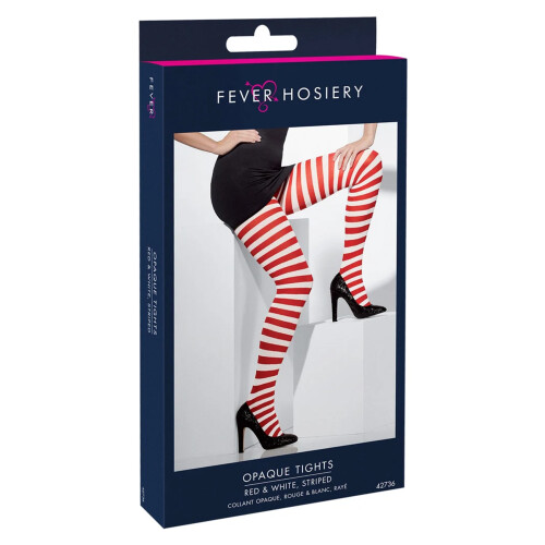 Fever Womens/Ladies Striped Opaque Tights 2