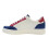 (10 UK, White/Blue/Red) Loyalti Mens Braid Trainers 3