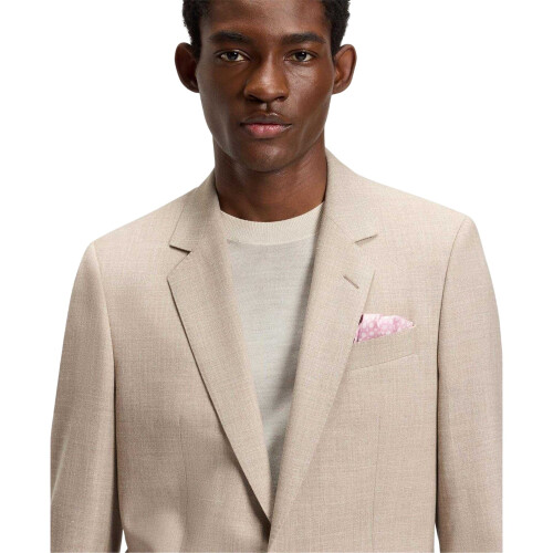 Boss Mens Beckham Polka Dot Silk Wedding Pocket Square 2