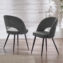 Set Of 2 Ella Dining Chairs - Onyx