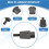 5PCS IEC 320 C13 Female Plug Adapter 3pin Socket Power Cord Rewirable Connector 3