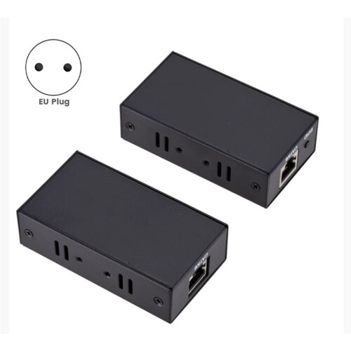 60M -Compatible Extender RJ45  HD 1080P Network Extender By CAT5e CAT6 LAN Extensor for PS4 TV Box PC EU PLUG 1