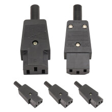 5 STKS IEC 320 C13 Vrouwelijke Stekker Adapter 3Pin Socket Netsnoer Rewirable Connector