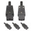 5PCS IEC 320 C13 Female Plug Adapter 3pin Socket Power Cord Rewirable Connector 1