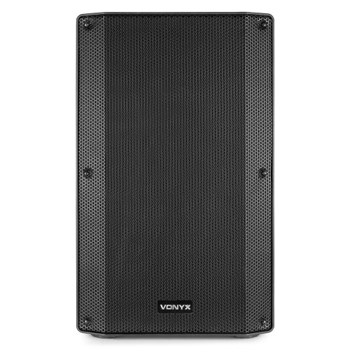 Vonyx VSA150S 15" Active Powered DJ PA Speaker System Set with Stands 2