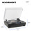 Vonyx DT3000 Belt-Driven Vinyl Record DJ Turntable Set, Pitch Control, Preamp 8