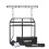 Vonyx DB3 Mobile DJ Booth Stand with Overhead Lighting T-Bar 1
