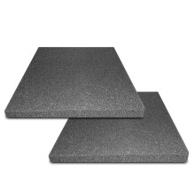 Acoustic Isolation Foam Pads for Studio Monitor Speakers - Set of 2 (28x23cm)