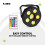 Fuzzix Comet LED Party Light Set with Remote - Mobile DJ Disco Lighting Effects 5