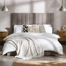 Eloise 150cm King Size Bed - Grey